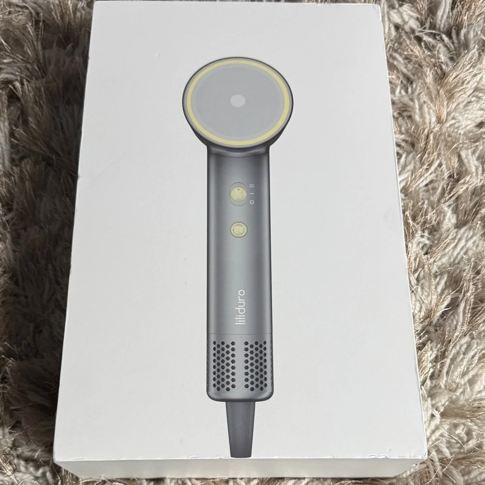 Liliduro Hair Dryer in Gray and Yellow New